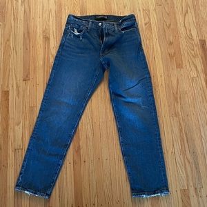 Abercrombie Men’s Jean. WORN ONCE GREAT CONDITION. Dark wash. Size 29/30